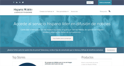 Desktop Screenshot of hispanicprwire.com